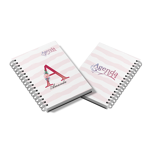 Agenda-Capa-e-Miolo-PERSONALIZADOS-Lombada-ou-Wire-O--Floral-07-15.5-x-21.5-Frente-colorida-(4x0)-Couche-150g-(Brilho)